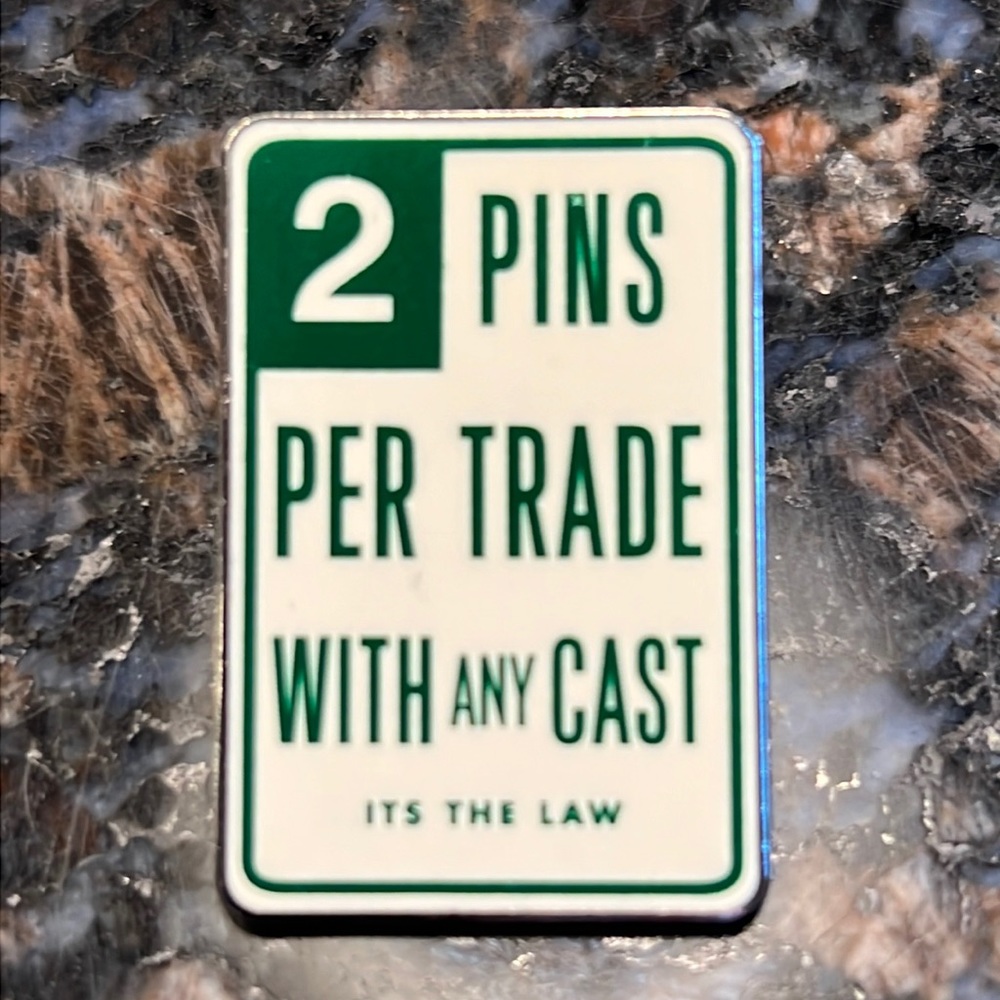 Disney World 🌎 Trade City USA 🇺🇸 2010 road sign - 2 pins per trade sign LR
